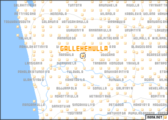 map of Gallehemulla