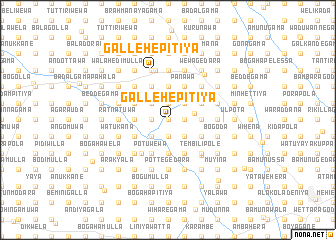 map of Gallehepitiya