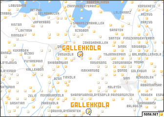 map of Galleh Kolā