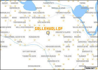 map of Galleh Wollof