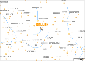 map of Galleh