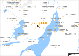 map of Gallella