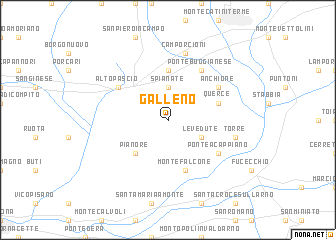 map of Galleno