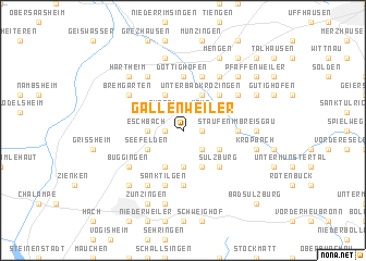 map of Gallenweiler