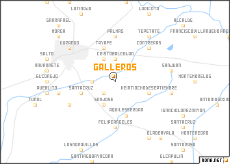 map of Galleros