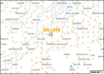 map of Gallero