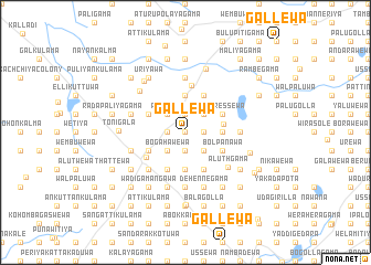 map of Gallewa