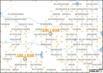 map of Gallewa