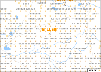 map of Gallewa