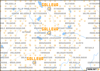 map of Gallewa