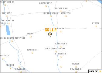 map of Galle