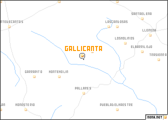 map of Gallicanta