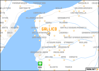 map of Gallico