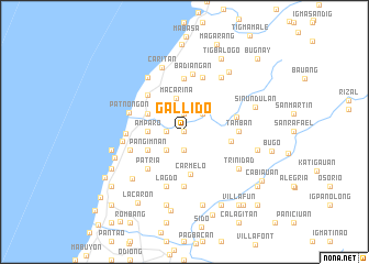 map of Gallido