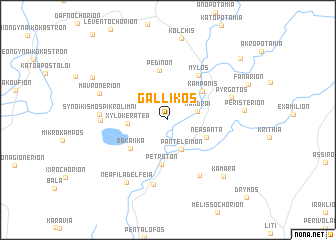 map of Gallikós