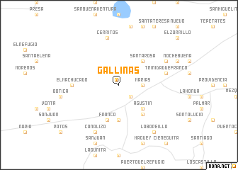 map of Gallinas