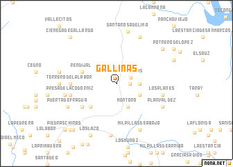 map of Gallinas