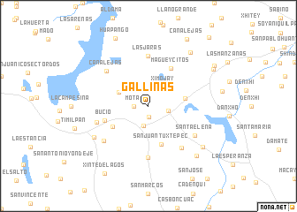 map of Gallinas