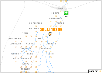 map of Gallinazos