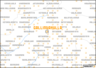 map of Gallindamulla