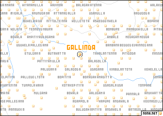 map of Gallinda