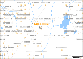 map of Gallinda