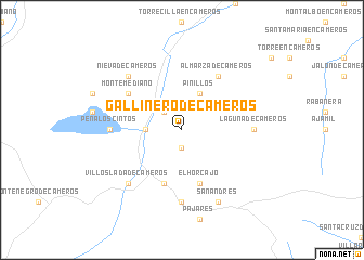 map of Gallinero de Cameros