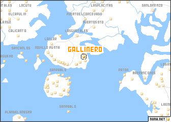 map of Gallinero
