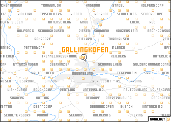 map of Gallingkofen