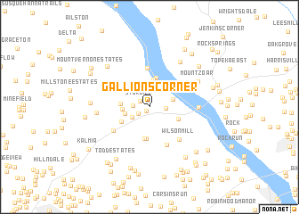 map of Gallions Corner