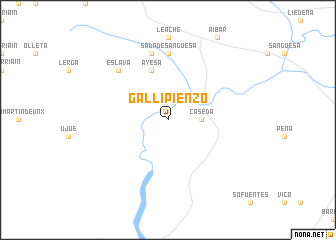 map of Gallipienzo