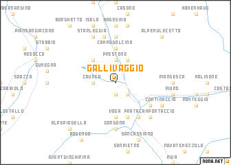 map of Gallivaggio