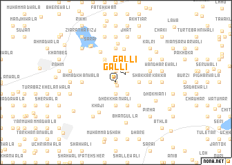 map of Galli