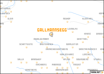 map of Gallmannsegg