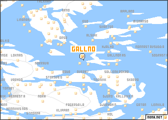 map of Gällnö