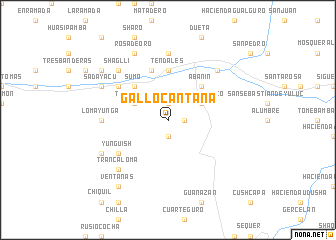 map of Gallocantana