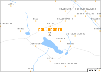 map of Gallocanta