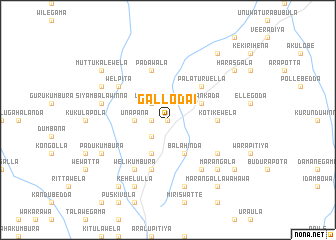 map of Gallodai