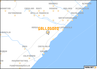 map of Gallodoro