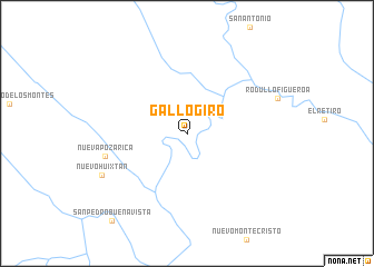 map of Gallo Giro