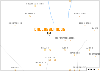 map of Gallos Blancos