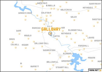 map of Galloway