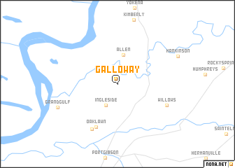 map of Galloway