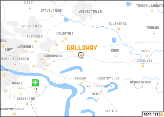 map of Galloway