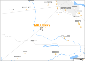 map of Galloway