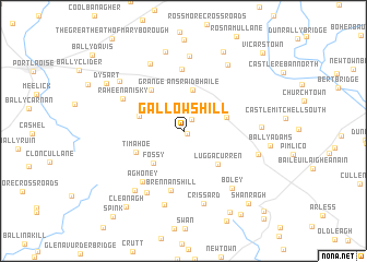 map of Gallows Hill