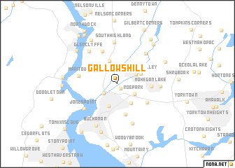 map of Gallows Hill