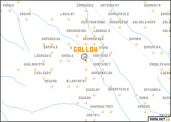 map of Gallow
