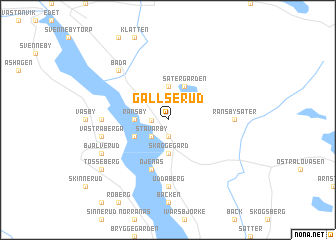 map of Gällserud