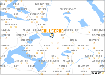 map of Gällserud